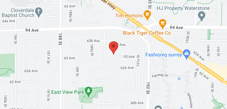 map of 19039 63 AVENUE